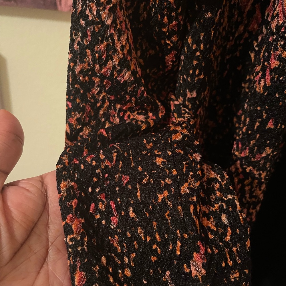 Susan Graver Womens multi colored Patterned cardigan size medium pre-owned - Picture 4 of 11